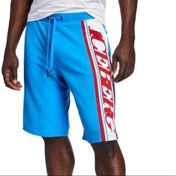 Iceberg Men's Logo-Side Track Shorts - Picture 1 of 11